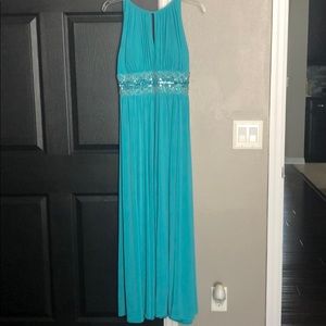 Turquoise dress